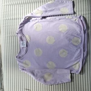 Zara Girls Purple Polka Dot Top 2-3 Years